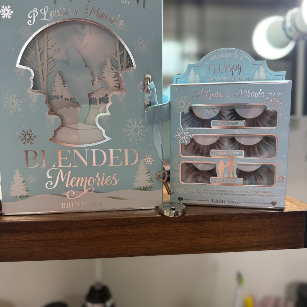 P. Louise & Mikayla Blended Memories Brush BOX and Wispy Lash Trio